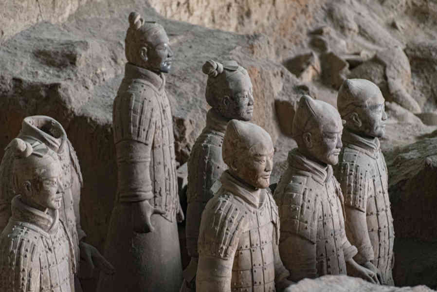 China - Xi'an 018 - mausoleo de Qin Shi Huang - Guerreros de Terracota